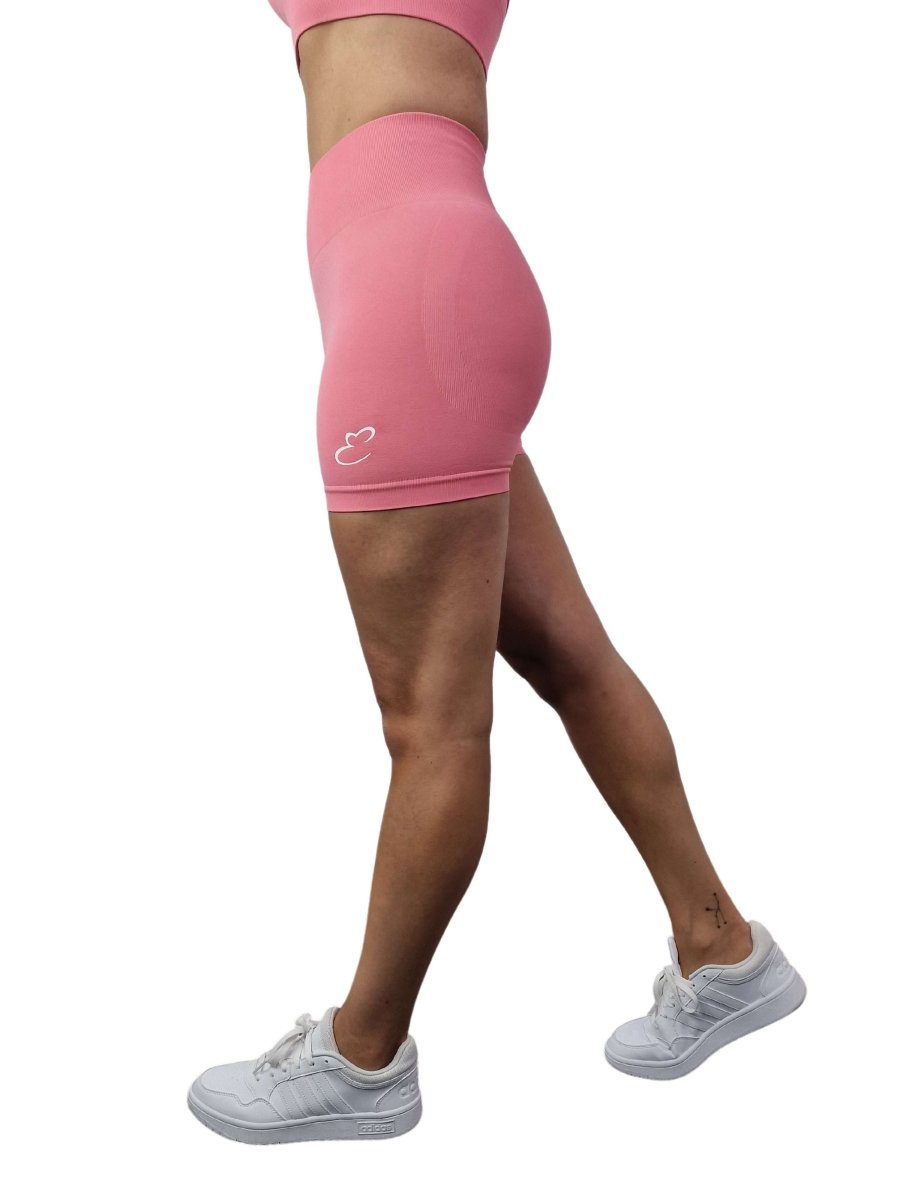 Zentoa pink scrunch bottom gym shorts, Women's Fashion