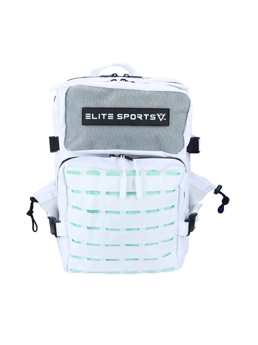 SMALL WHITE AND MINT GYM BACKPACK