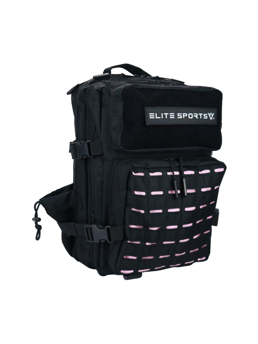 SMALL BLACK AND PINK GYM BACKPACK