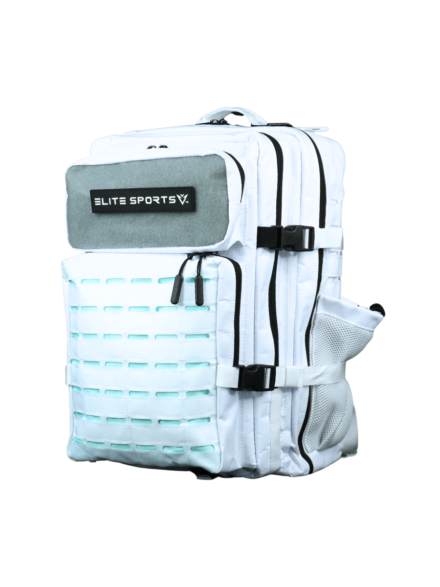 LARGE  GYM BACKPACK WHITE & MINT