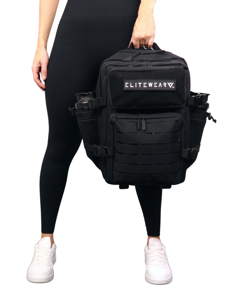 SMALL BLACK GYM BACKPACK
