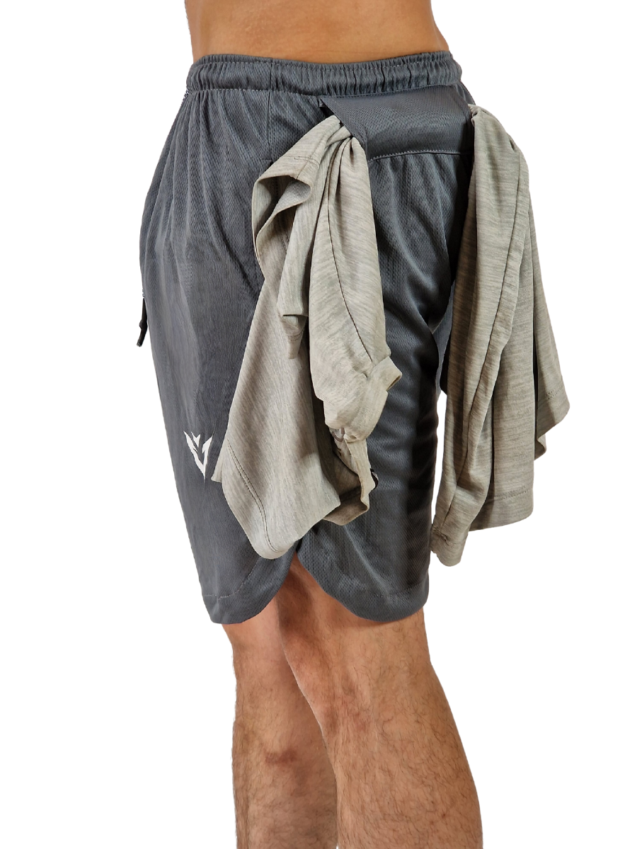 Flex 2 in 1 shorts | Metal Grey