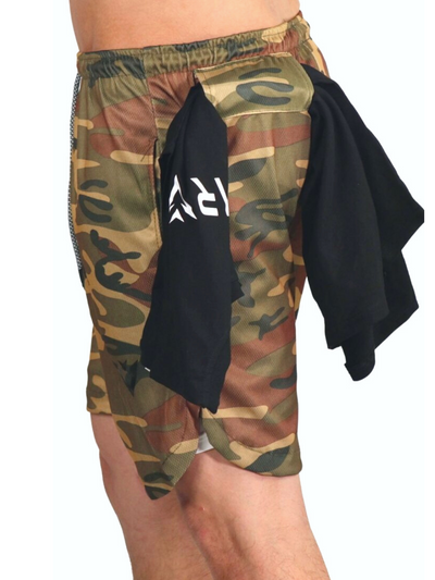 Flex Compression Shorts Army Camo