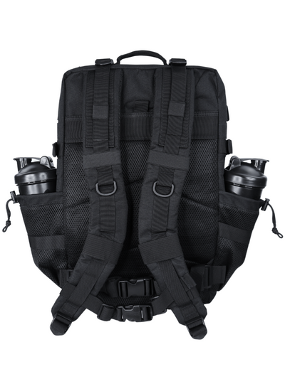 black gym bag backpack