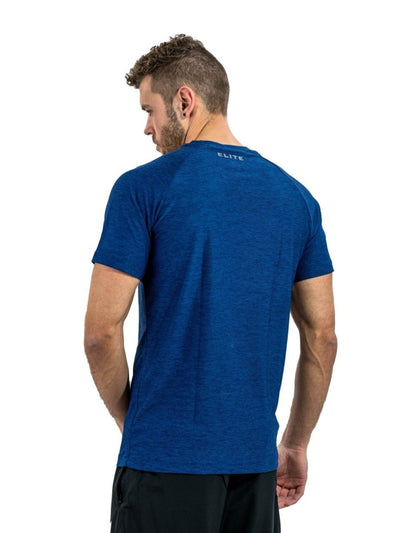 Amplify Muscle Fit T-shirt | Blue - Elite Wear