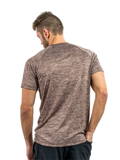 Amplify Muscle Fit T-shirt | Brown - Elite Wear