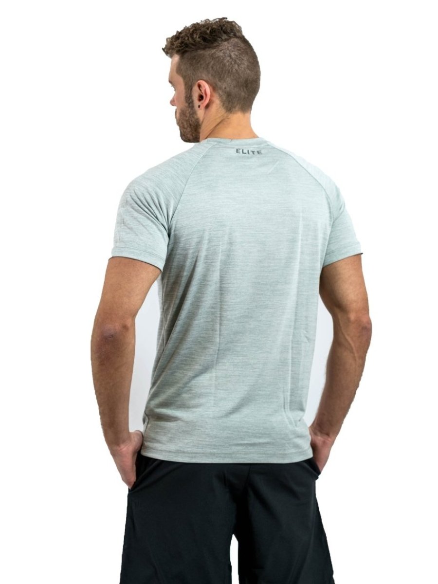 Amplify Muscle Fit T-shirt | Light Grey - Elite Wear