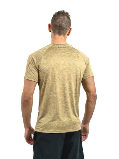 Amplify Muscle Fit T-shirt | Sand - Elite Wear