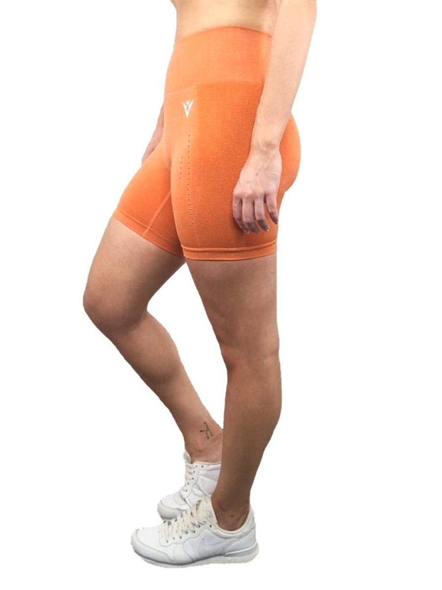 Evolve Shorts | Seamless | Orange - Elite Wear