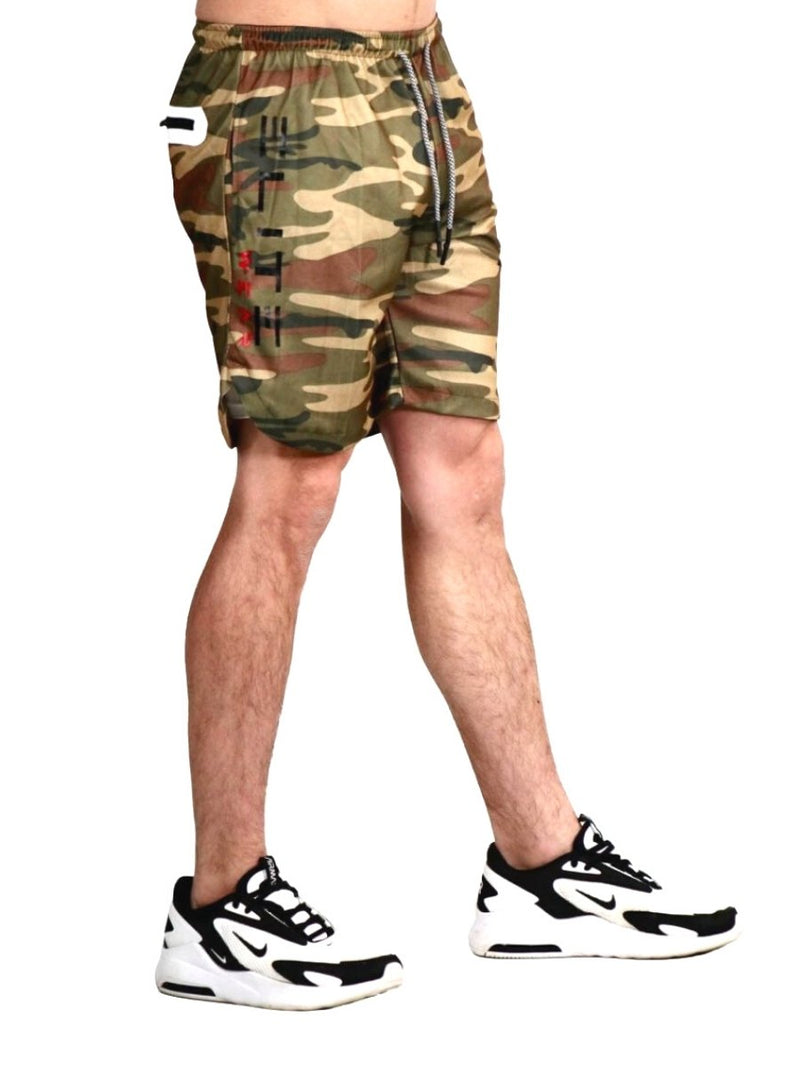 Flex Compression Shorts Army Camo - Elite Wear