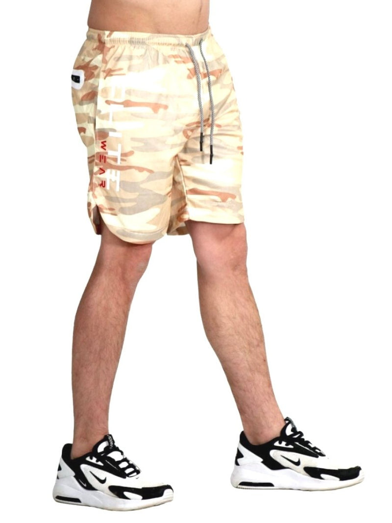 Flex Compression Shorts Desert Camo - Elite Wear