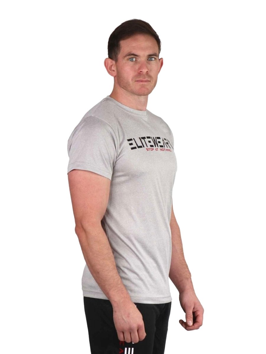 Flex | Mens Gym T-Shirt | Grey - Elite Wear