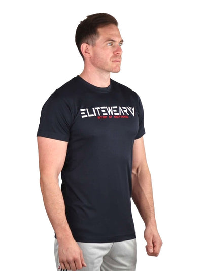 Flex | Mens Gym T-Shirt | Navy - Elite Wear