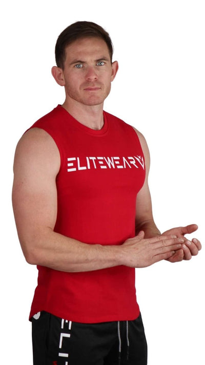 Iconic Vest Red - Elite Wear