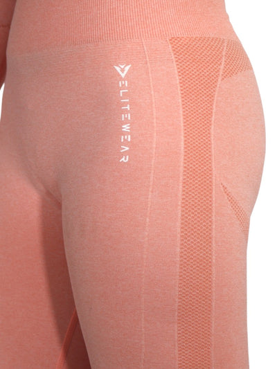 Limitless Peach Seamless Shorts - Elite Wear